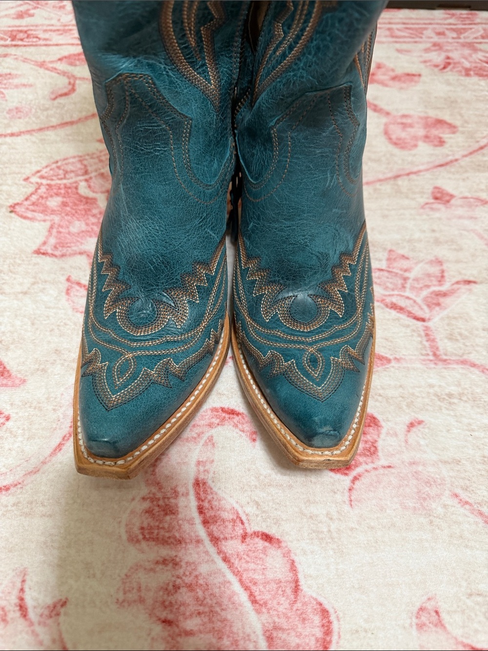 Ariat Teal Embroidered Casanova Tall Boot - Picture 4 of 7